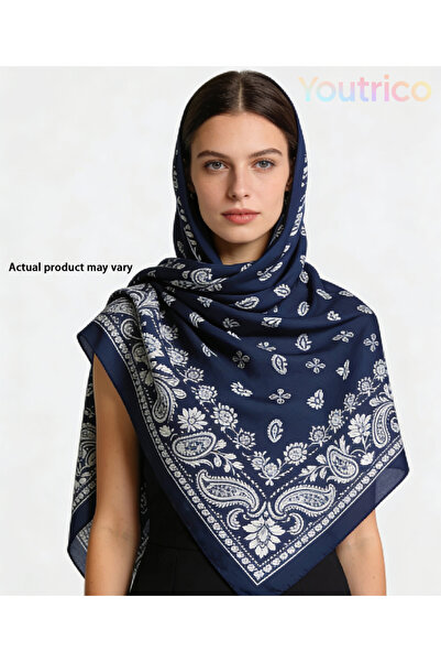 Youtrico New Paisley 70x70cm Faux Silk Scarf - Versatile Women's Accessory fo...