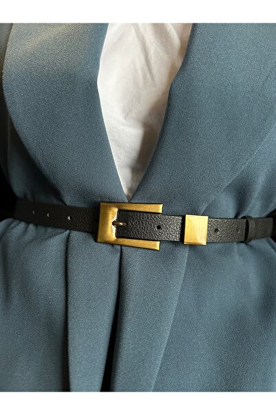 LİA KEMER Lava Classic Pattern Curea antică pentru femei, cu cataramă, curea ...