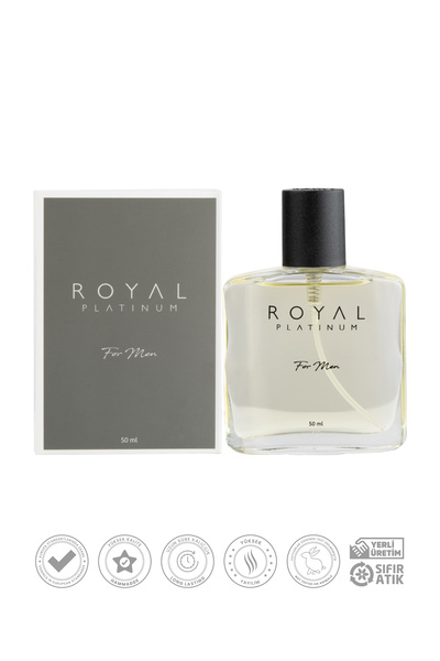 Royal Platinum M555 Erkek Parfüm Bergamot Lavanta Amber Ferah