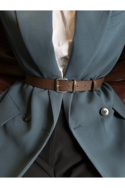 LİA KEMER Model oval dur, dreptunghiular, pentru femei, cu cataramă argintie,...