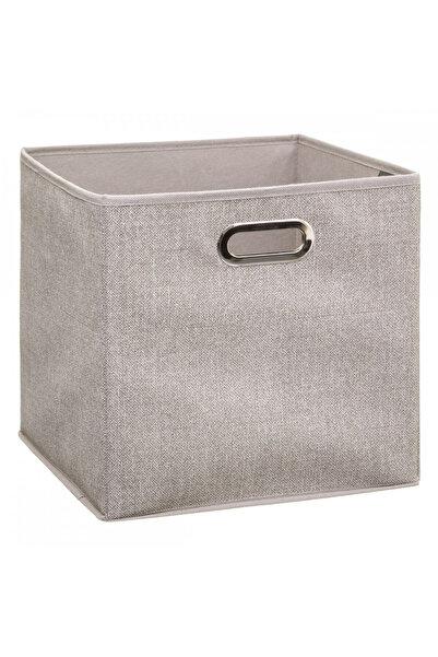 5 five simply smart 5 five storage box, polyester, beige, 31x31 cm