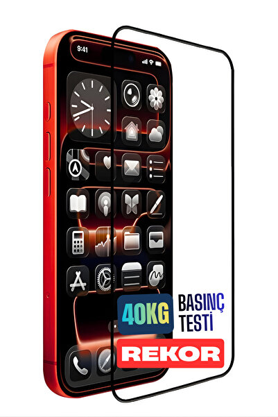 Mohseven واقي شاشة من الزجاج المقوى الشفاف ثلاثي الأبعاد عالي الدقة لهاتف آيفون 14 بطلاء الياقوت، اختبار مقاومة للصدمات 40 كجم