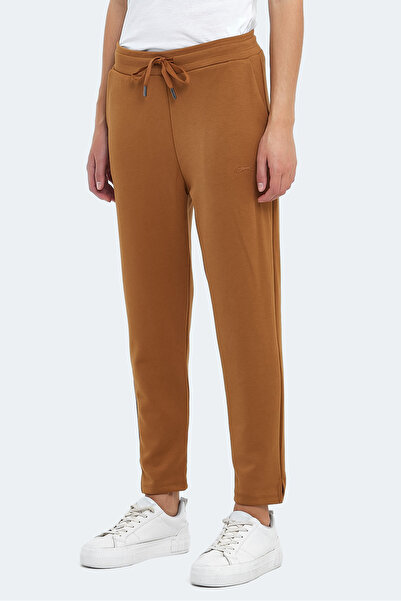 Slazenger VELAR I Kadın Cepli Hardal Eşofman Altı