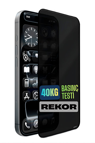 Mohseven واقي شاشة زجاجي مقوى لآيفون 15 بلس بطلاء الياقوت، اختبار الصدمات 40 كجم، غراء ثلاثي الأبعاد للخصوصية