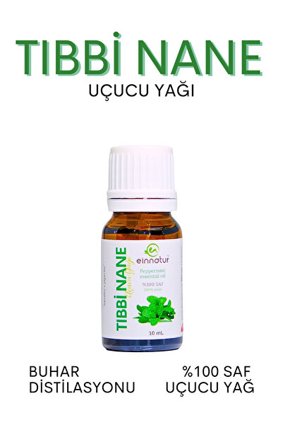 EinNatur Tıbbi Nane Uçucu Yağı, 10 Ml, Mentha X Piperita Essential Oil, %100 ...