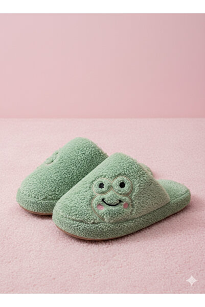 Moda Frato Frog Frog Indoor Women's House Slippers Daily Comfortable Winter Slippers