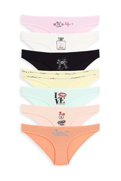 Miss Puddra Kadın Külot 7li Love