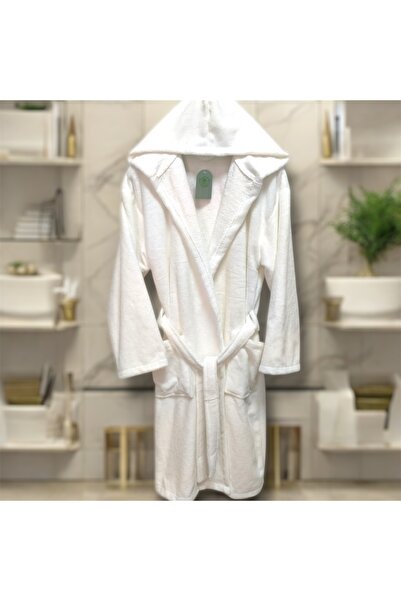 MYSOFTHOME روب حمام تريجا بغطاء للرأس 100% قطن