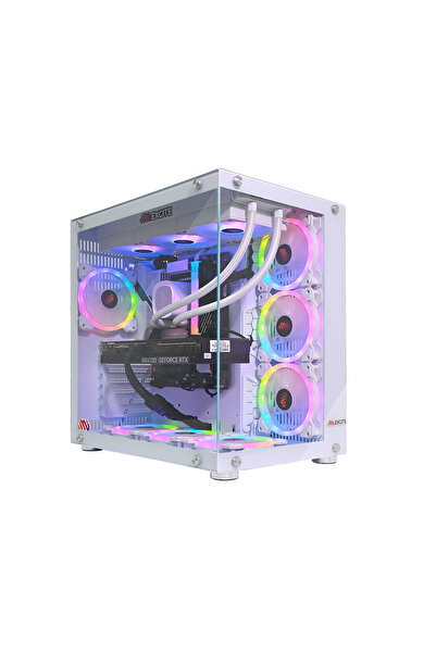 MIEXCITE كمبيوتر شخصي ألترا 5 245k RTX5070 B860 32 جيجابايت 360lc DDR5 أبيض