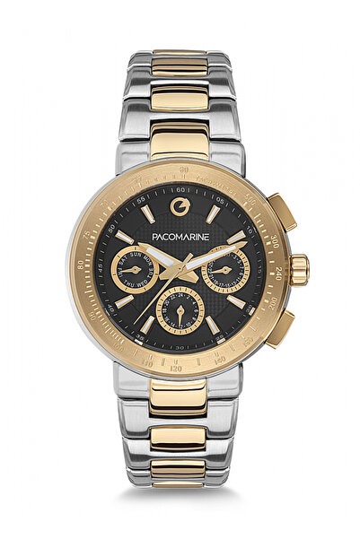 Pacomarine Women's Black Steel Cord Wristwatch Pm.61131.07