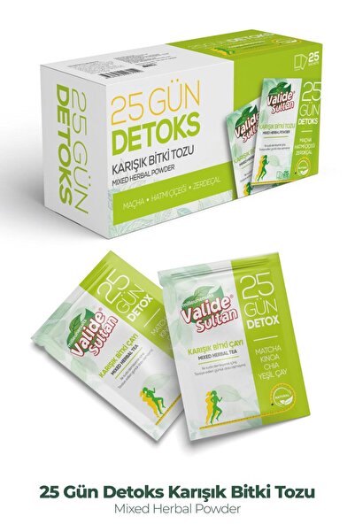 Milleunenuits Valide Sultan Detoxs Karışık Bitki Çayı 25 Günlük Bitki Tozu