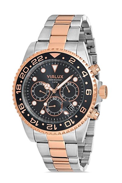 Vialux ساعة يد رجالية VX570T-04SB