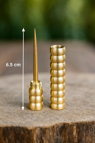 VERRA CONCEPT Pirinç El Yapımı Puro Delici Puro İğnesi 6.5x1.2