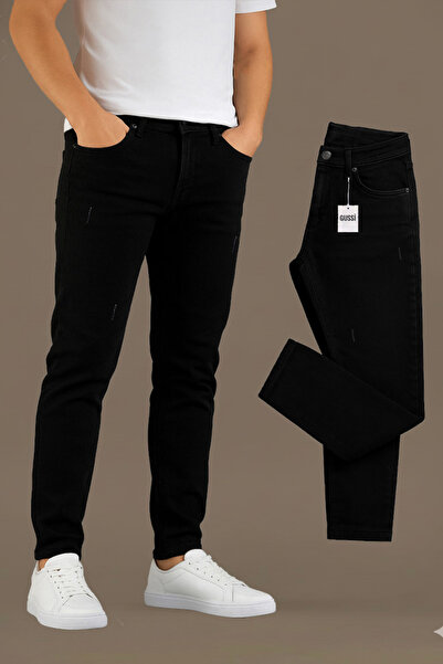 BM BALANCEMODA Ανδρικό τζιν παντελόνι με λεπτή εφαρμογή