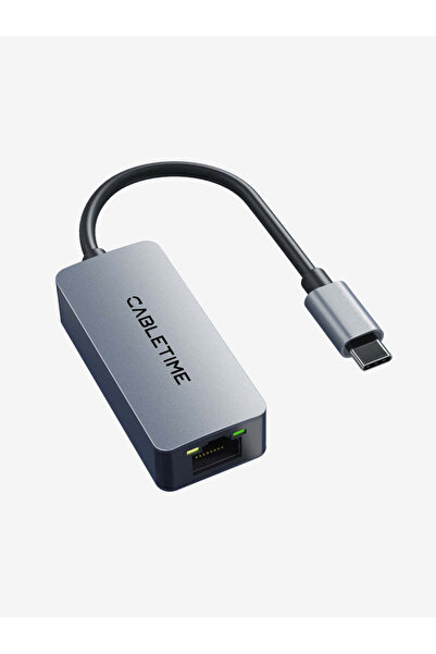 Cabletime محول إيثرنت USB 3.1 Type-C إلى 2.5G RJ45 لأجهزة MacBook Pro/Air، وiPad Pro، وDell XPS، وSurface Laptop