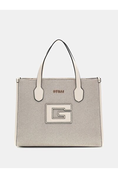 Guess G Status logo-script detail handbag