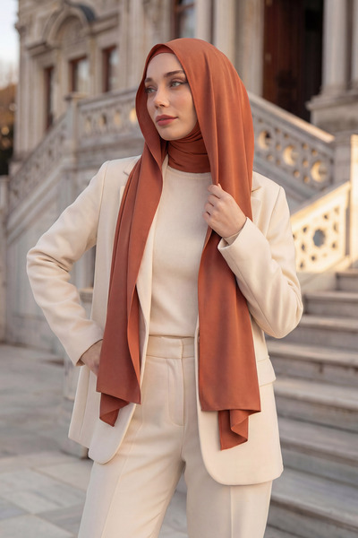 Aisha's Design Set dublu de șal creponat și bonete din bumbac pieptănat, PS-5...