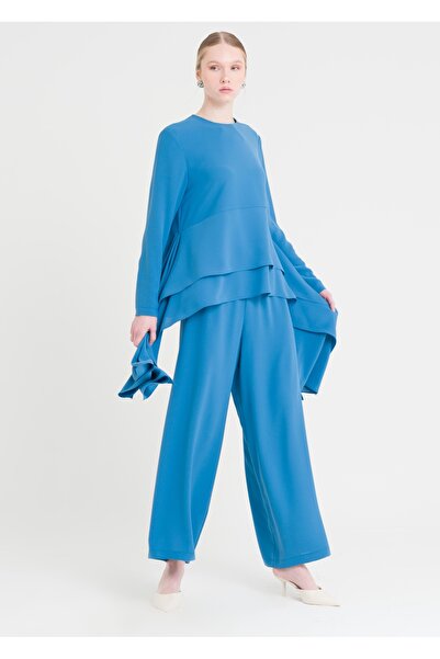 Armağan Asimetrik Pantolonlu Takım