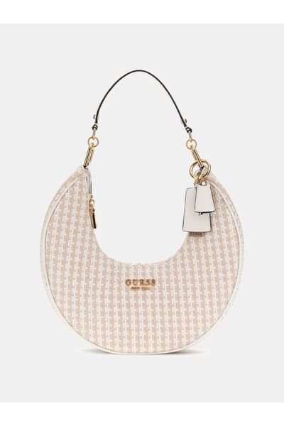 Guess حقيبة هوبو منسوجة من ميريما