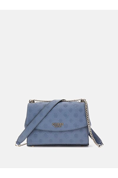 Guess حقيبة كروس صغيرة بشعار Phoebe 4G Peony