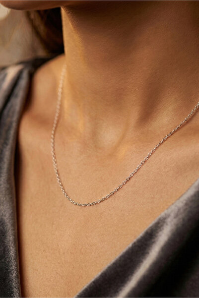 Dağıstanlı Kuyumculuk 14 Ayar Beyaz Altın Forse 30 mikron Zincir