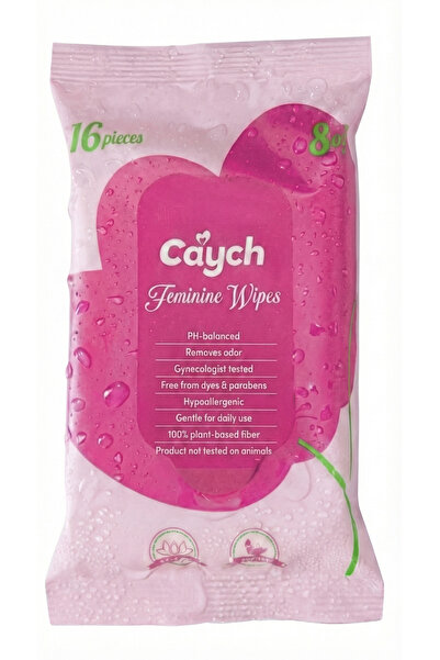 Caych Feminine Wipes, Plant-Based, Alcohol-Free - Gynaecologist Tested | Pack...
