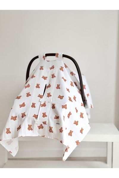 jr.bunnies Pamuk Müslin Teddy Puset Örtüsü