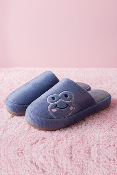 Moda Frato Frog Frog Indoor Women's House Slippers Daily Comfortable Winter Slippers