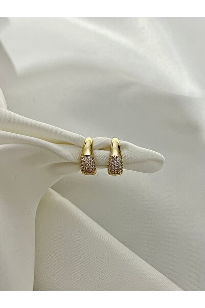 yeknova Xuping 14K Gold Rengi Kuyumcu İşçiliği İkili Model Taş Detay Kararmaz...