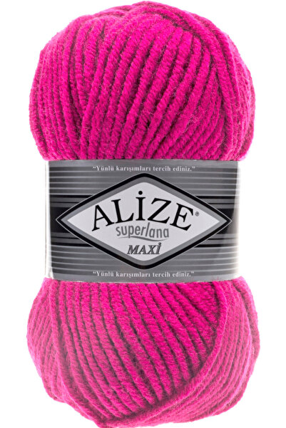 Alize خيط حياكة يدوي سميك من نوع فوشيا سوبرلانا ماكسي - 149
