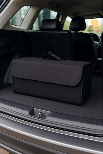 HASBY Araba Bagaj Çantası Siyah Oto Bagaj Düzenleyici Organizer Araç İçi Oto Aksesuar Çanta