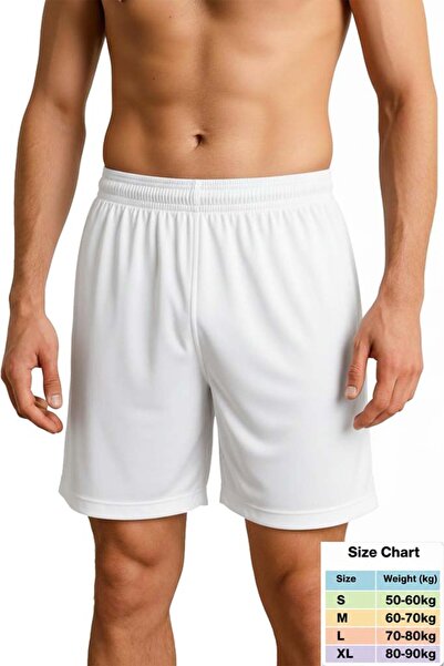 Liggo Forma Şortu Futbol Şortu Halısaha Şortu Bağcıklı Astarlı Spor Şort