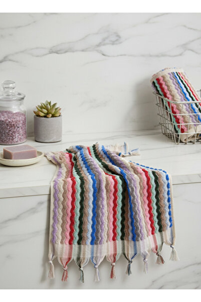 buldan culture Bubble zigzag desenli el havlusu/mutfak havlusu/Peşkir 50x100