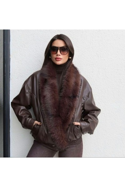 MODA Yeni sezon içi kürklü suet kürk