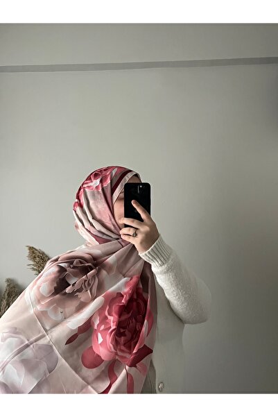 BOUTİCON Floral Patterned Summer Cotton Shawl Colorful 6