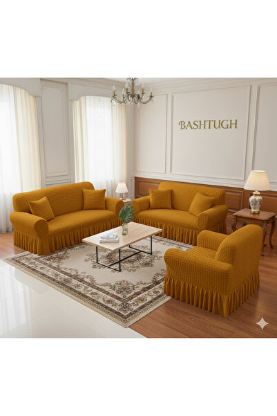 BASHTUGH TİCARET Bashtugh Bürümcük Husă pentru canapea din bumbac Husă pentru...