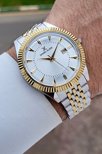 Daniel Klein Gold Gri Renk Ayarlanabilir Kordonlu 41 mm Erkek Kol Saati