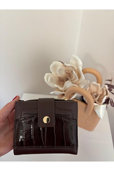 Laletto Kadın Ayrılabilir Kartlık Detaylı Suni Deri Cüzdan