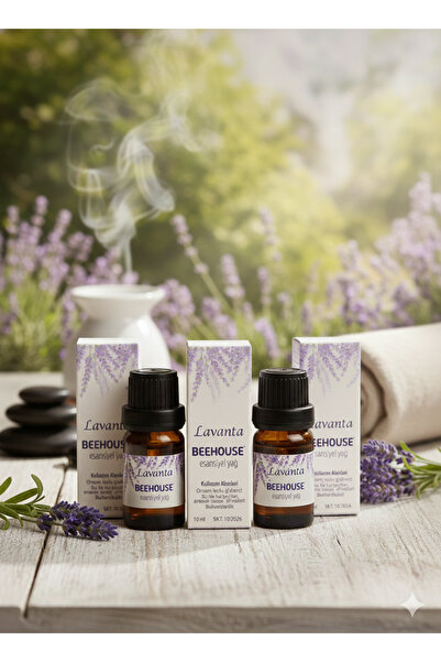 BEEHOUSE Lavanta 3'lü Paket Esansiyel Buhurdanlık Yağı 10 ml X 3 adet