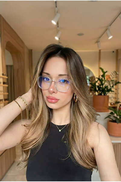 PROTCO Unisex Kare Mavi Işık Korumalı Gözlük