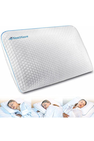 NEXTWAVE Perna ortopedica pentru dormit NextWave, Spuma cu Memorie cu gel ven...