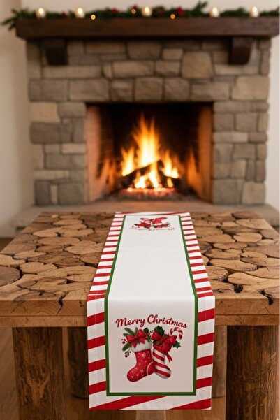 MİNOZA Digital Printed Merry Christmas Socks Patterned Christmas Themed Decor...