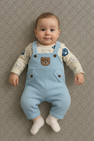 NAFİTTO Kulak Detaylı Panda Temalı Patiksiz Tulum