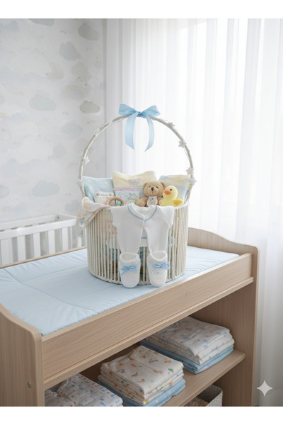 CASA NESTİ Daire Bebek kırk uçurma sepeti ahşap değil metal kırk çıkarma aksesuar sepeti daire