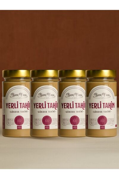 İNANÇ FIRIN Yerli Tahin 500 gr X4 | Katkısız Doğal Susamdan | Gökova Taş Değirmen Tahini