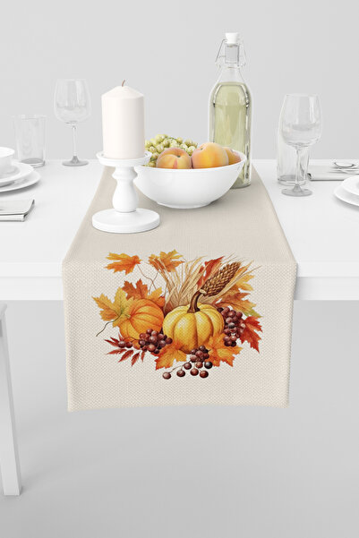 Bertille Home Seria Toamnă 140x40 Cm Runner imprimat digital (Toamna Halloween)