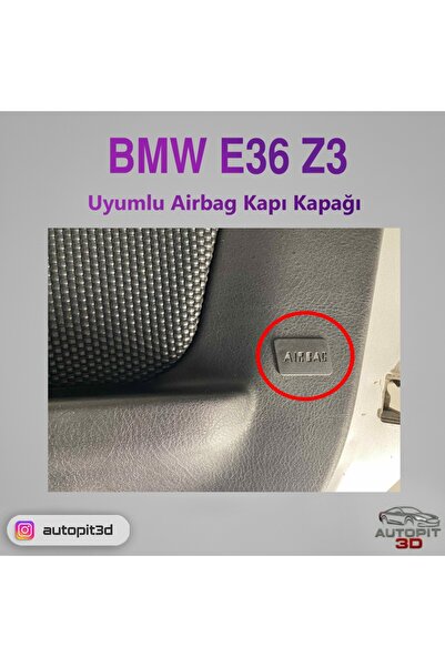 AutoPit 3D BMW E36 Z3 Uyumlu Airbag Kapı Kapağı