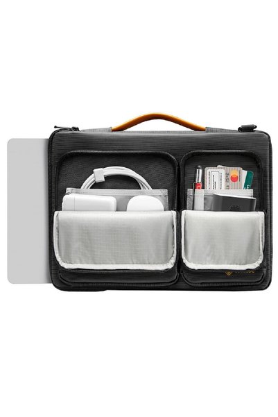Tomtoc Defender A42 13.5-14.4 Inch MacBook Air & Pro Waterproof Black Laptop Notebook Bag