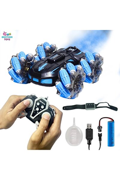 Brother Toys Duman Çıkaran El Sensörlü Akrobat Araba Uzaktan Kumandalı Full F...