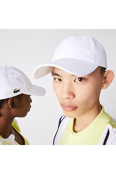 Lacoste قبعة رياضية خفيفة الوزن من التفتا الماسي - RK2662-00-001